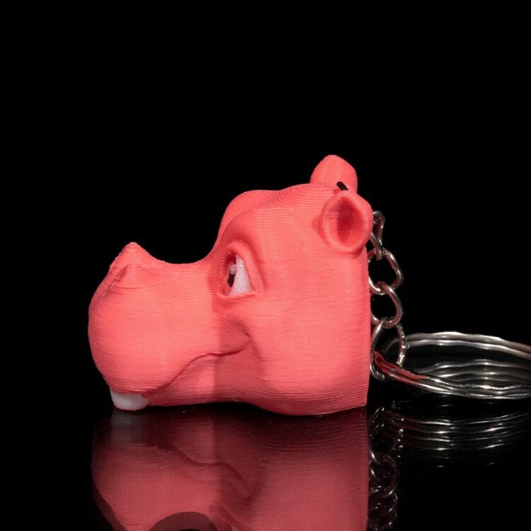 Hippo Keychain