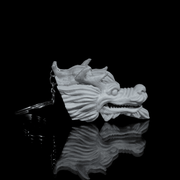 Dragon Head Keychain